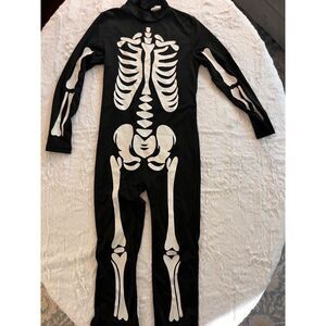 Kids Skeleton Costume One Piece Medium